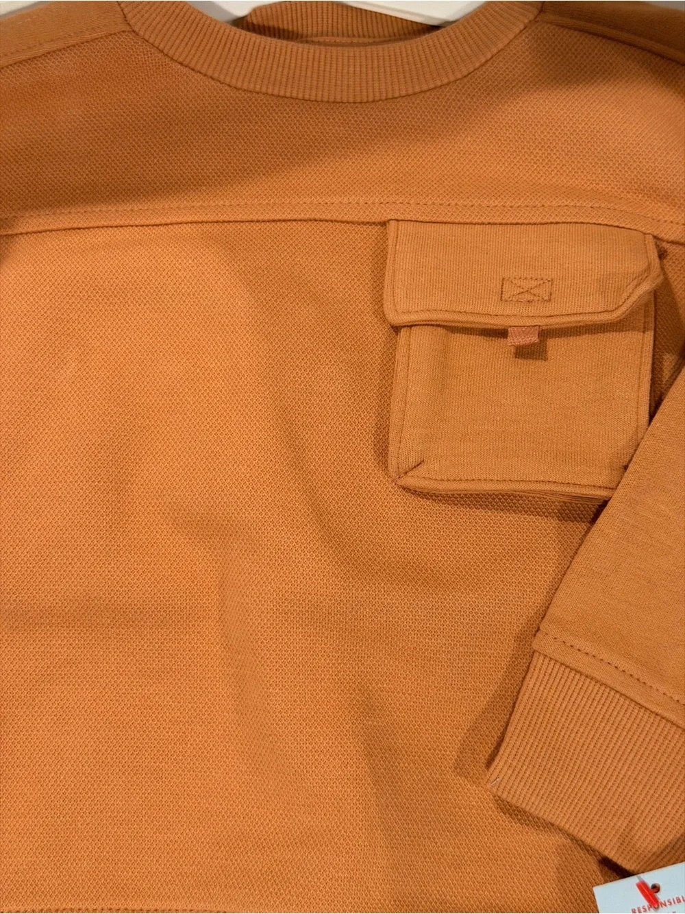 Rust Orange Kids Sweatshirt and Jogger Set